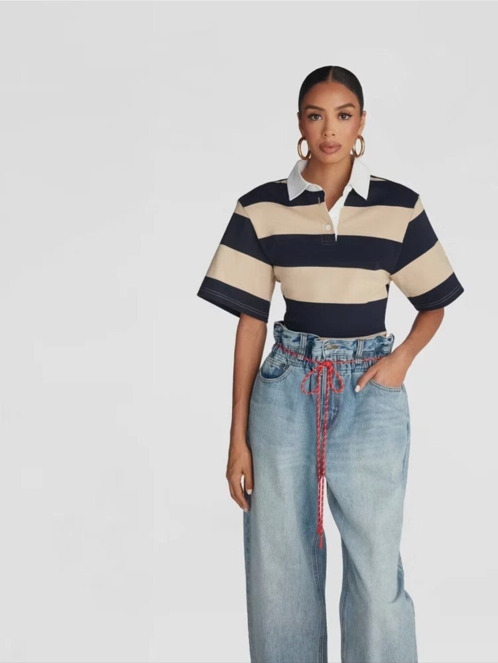 KBB by KAHLANA Women Short Sleeve 'The Fitted Rugby Shirt'